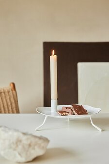 K'willeminhuis De lage tafelschaal wit