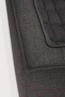 Ethnicraft N701 3 Zits Bank Dark Grey