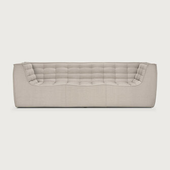 Ethnicraft N701 3 Zits Bank Beige