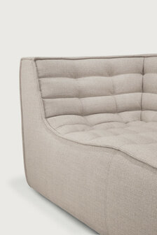 Ethnicraft N701 3 Zits Bank Beige