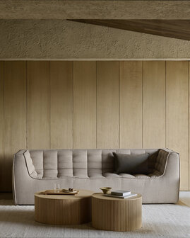 Ethnicraft N701 2 Zits Bank Beige