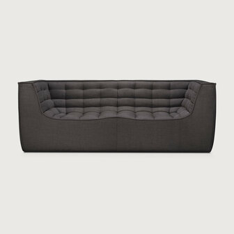 Ethnicraft N701 2 Zits Bank Dark Grey