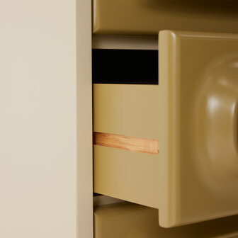 HKLIVING Space Drawer Cabinet Cream/Green