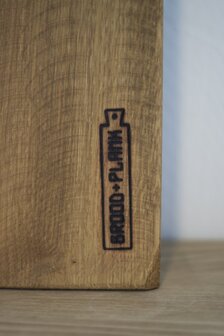 brood plank eiken hout taps rens logo