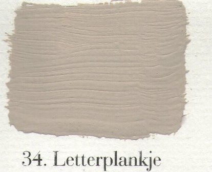 L&#039;Authentique: Krijtverf 34 Letterplankje