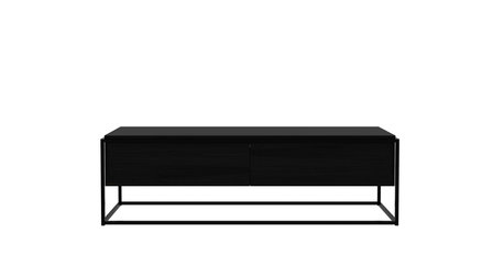 Ethnicraft monolit tv cupboard black brushed