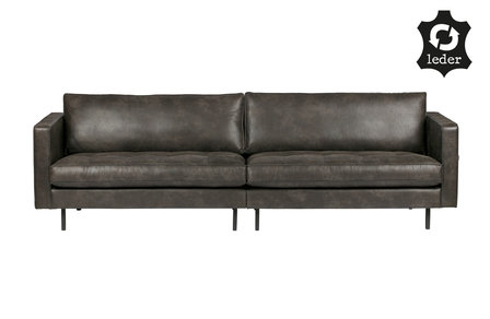 WOOOD Premium Rodeo classic 3 zits Bank Zwart 