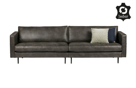WOOOD Premium Rodeo classic 3 zits Bank Zwart 