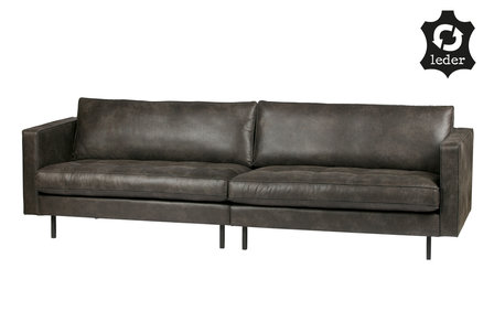 WOOOD Premium Rodeo classic 3 zits Bank Zwart 