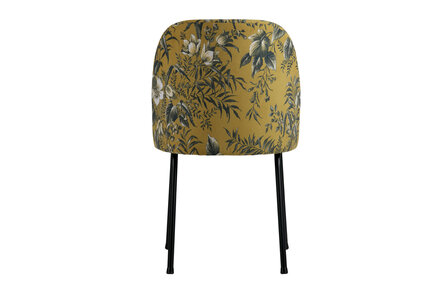 WOOOD Premium Vogue eetkamerstoel fluweel poppy mosterd