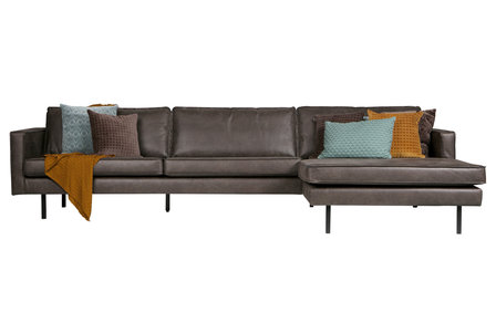 BePureHome Rodeo chaise longue bank rechts cognac