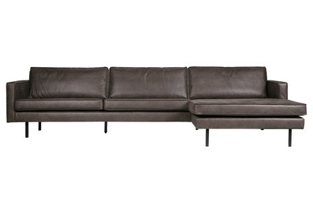 WOOOD Premium Rodeo chaise longue bank rechts zwart
