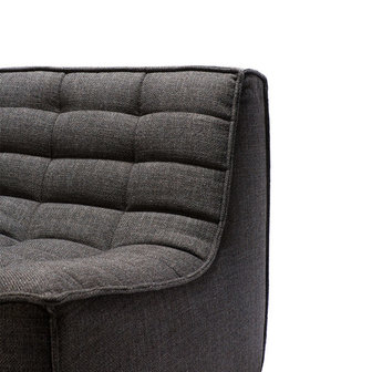 Ethnicraft N701 sofa - 3 seater dark grey 