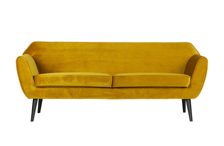 Woood Rocco sofa 187 cm fluweel oker