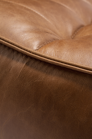 Ethnicraft N701 sofa - 3 seater leather old saddle