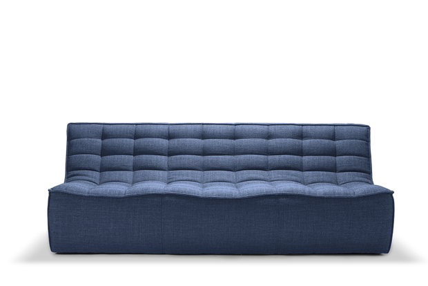 Ethnicraft N701 sofa - 3 seater - Blue