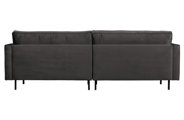 WOOOD Premium Rodeo classic bank 3-zits velvet antraciet