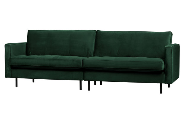 BePureHome Rodeo classic bank 3-zits velvet green forest