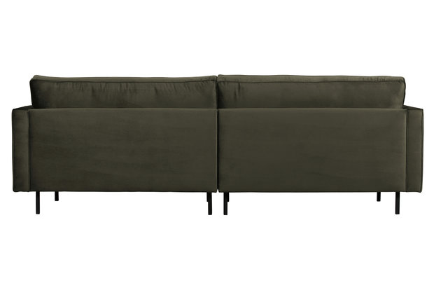 WOOOD Premium Rodeo classic bank 3-zits velvet dark green hunter