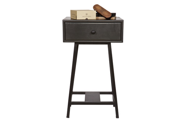 WOOOD Premium Sidetable Skybox zwart