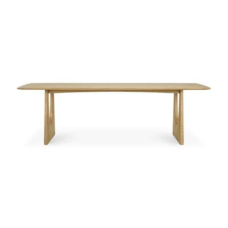 Ethnicraft Oak Geometric dining table