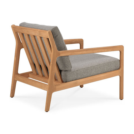 ethnicraft outdoor teak jack loungechair mocha