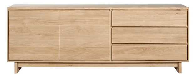 Ethnicraft Oak Wave Sideboard 