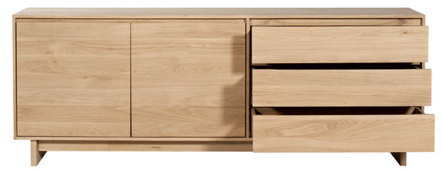 Ethnicraft Oak Wave Sideboard 