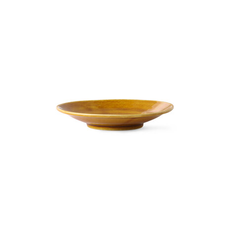 HKliving Kyoto ceramics: japanese small plate brown 