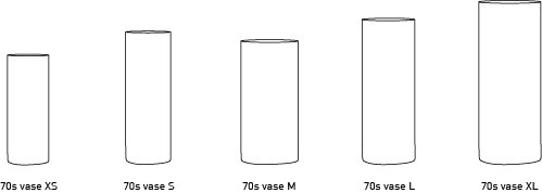 HKliving 70s ceramics: vase XL, tornado