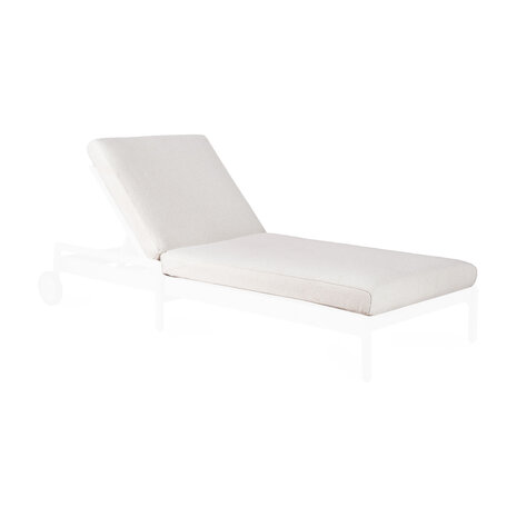Ethnicraft cushion for teak lounger Jack adjustable off white