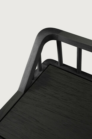 Ethnicraft Spindle black bench 