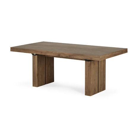 Ethnicraft Teak Double extendable dining table 