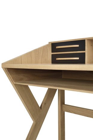 Ethnicraft Origami desk oak black