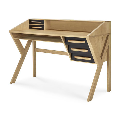 Ethnicraft Origami desk oak black