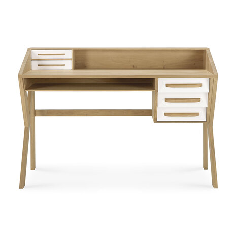 Ethnicraft Origami desk oak white