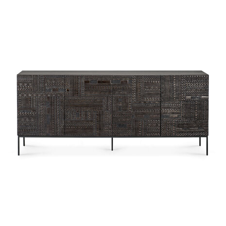 Ethnicraft teak Tabwa sideboard 4 doors