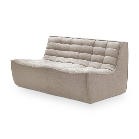 Ethnicraft N701 sofa - 2 seater - Beige