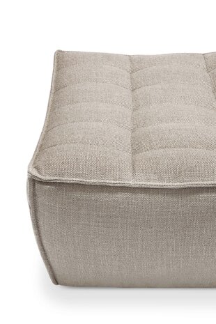 Ethnicraft N701 sofa - footstool- Beige