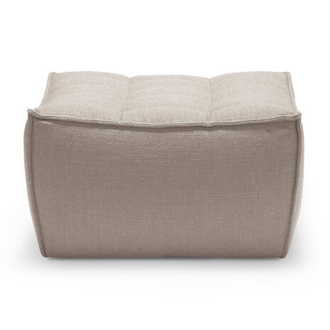 Ethnicraft N701 sofa - footstool- Beige