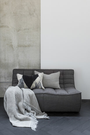 Ethnicraft N701 sofa - 2 seater - Dark grey