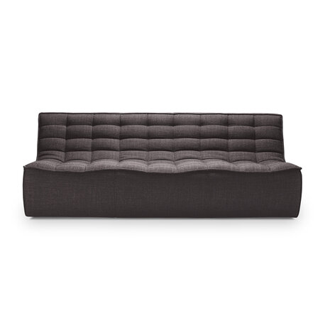 Ethnicraft N701 sofa - 3 seater dark grey