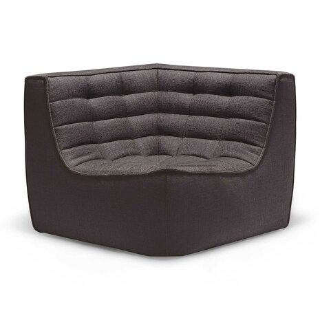Ethnicraft N701 sofa -corner Dark grey