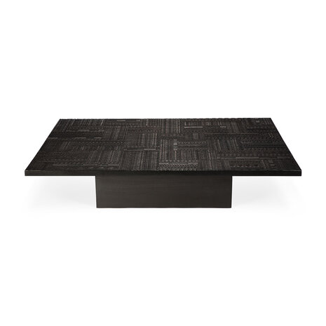 Ethnicraft Teak Tabwa Blok black coffee table 