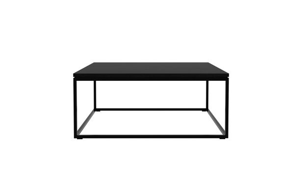 Ethnicraft Oak Thin black coffee table