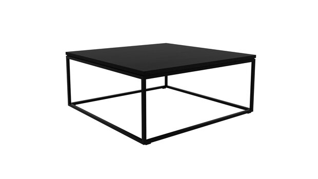 Ethnicraft Oak Thin black coffee table