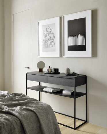 Ethnicraft Monolit console black