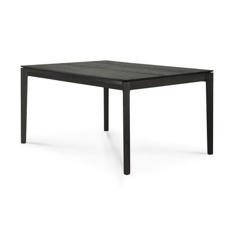 Ethnicraft Oak Bok black dining table 140 cm