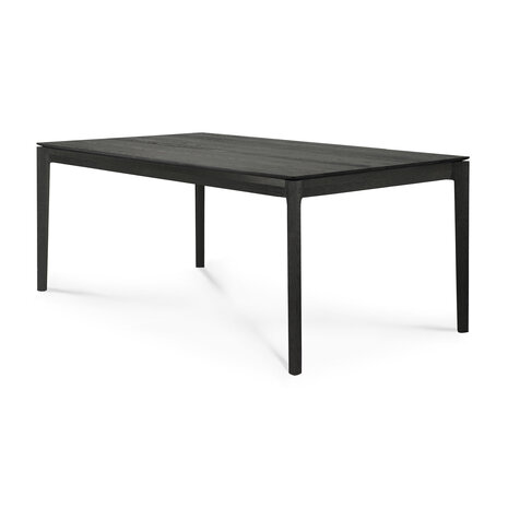 Ethnicraft Oak Bok black dining table 180 cm