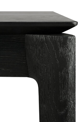 Ethnicraft Oak Bok black dining table 180 cm